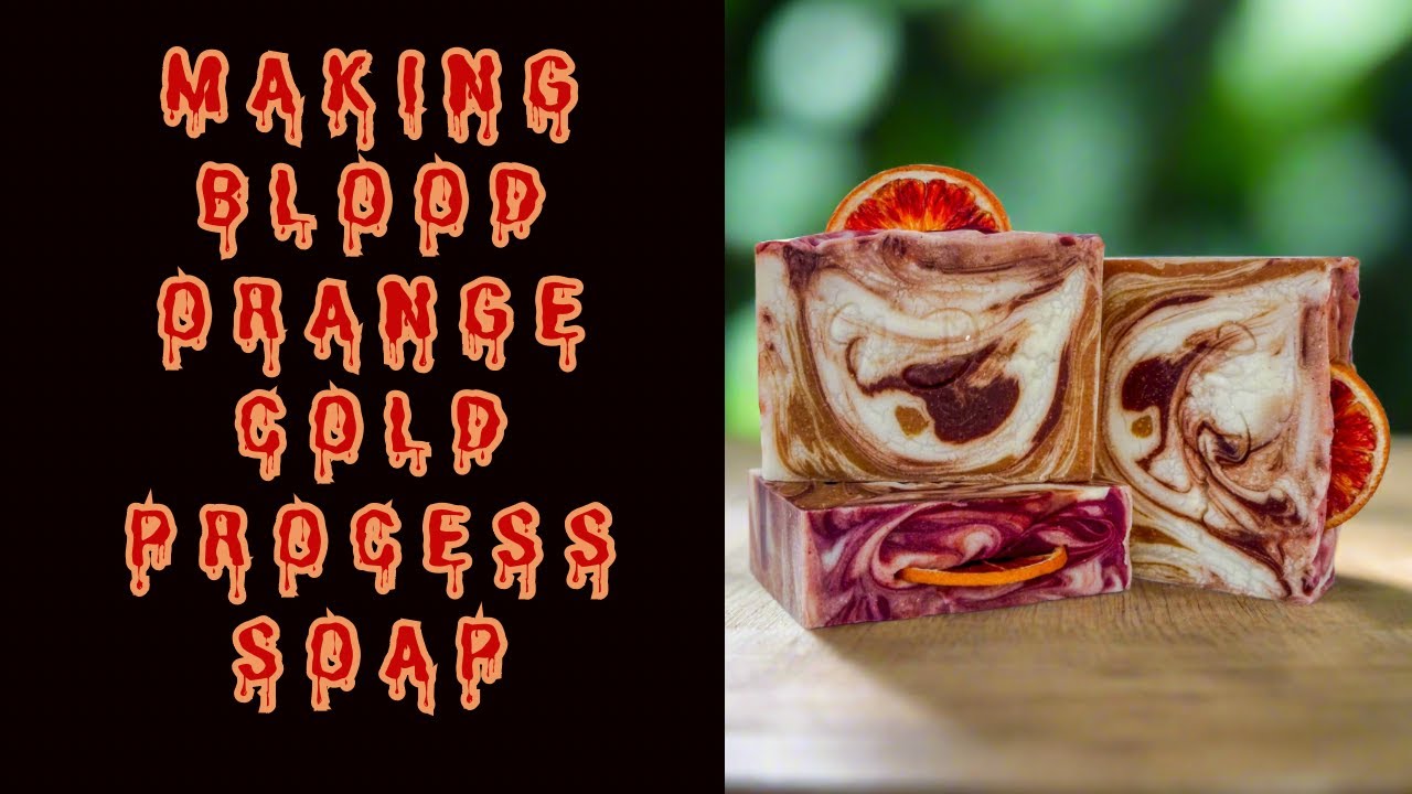 Blood Orange Soap | Cold Process Soap Making | New Dawnz Soapery