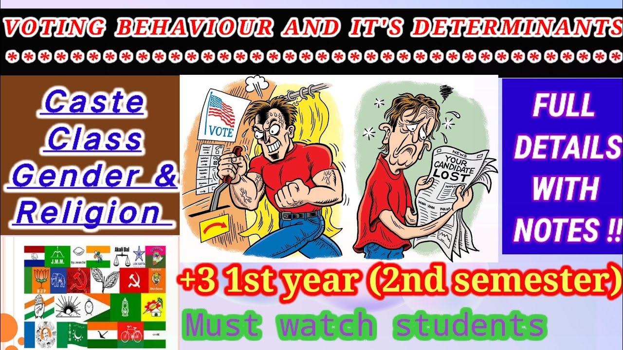 VOTING BEHAVIOUR AND ITS DETERMINANTS