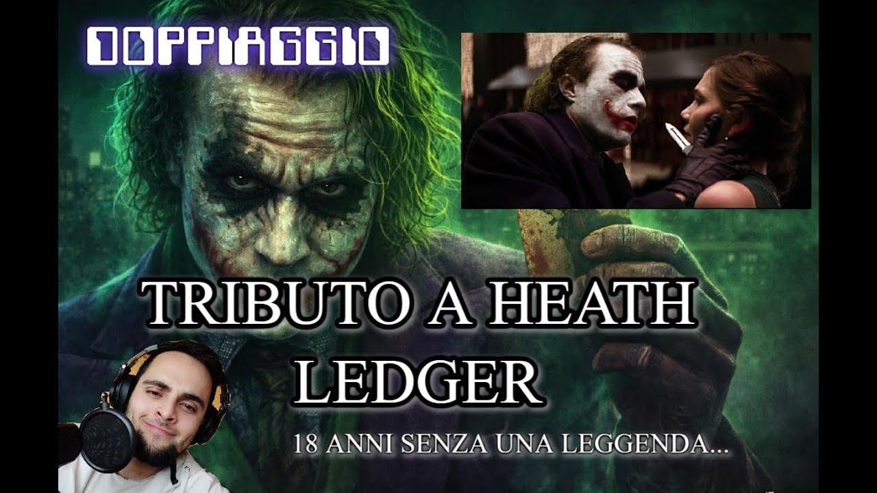 In memoria di Heath Ledger | omaggio a JOKER | Il cavaliere oscuro - Joker e Rachel [FUNDUB ITA]
