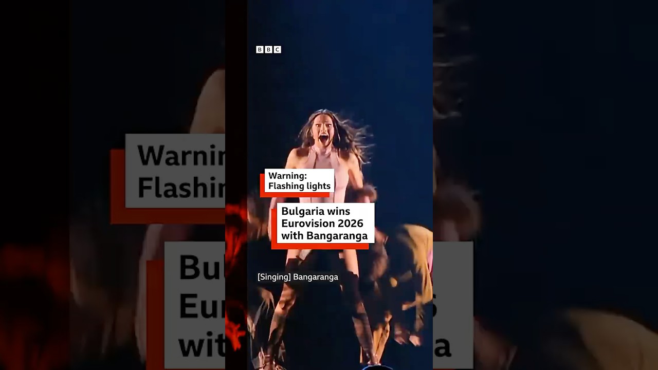 Bulgaria wins 2026 Eurovision Song Contest with Bangaranga. #BBCNews