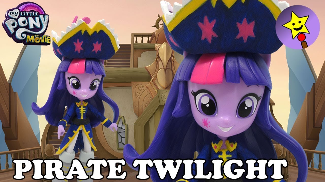 Custom Pirate Twilight Sparkle Equestria Girls Mini Doll My Little Pony The Movie Custom