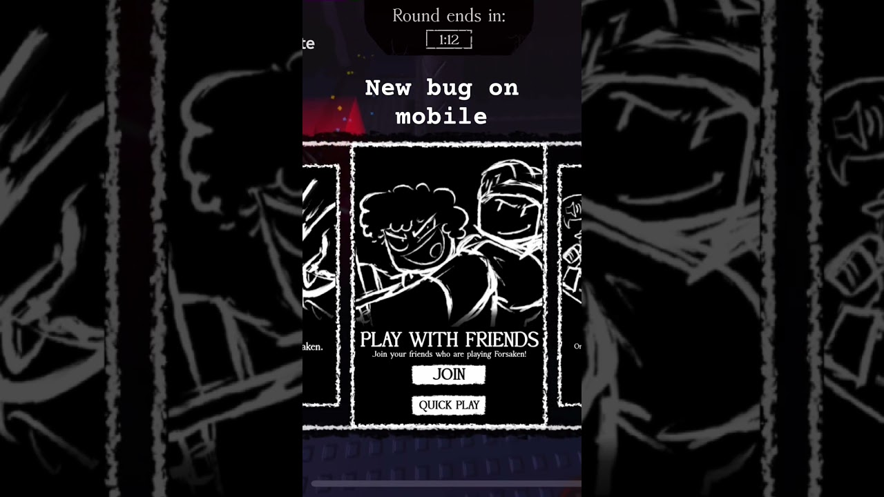 #roblox Found a bug in Forsaken mobile if you press the emote wheel it will bring up the server list