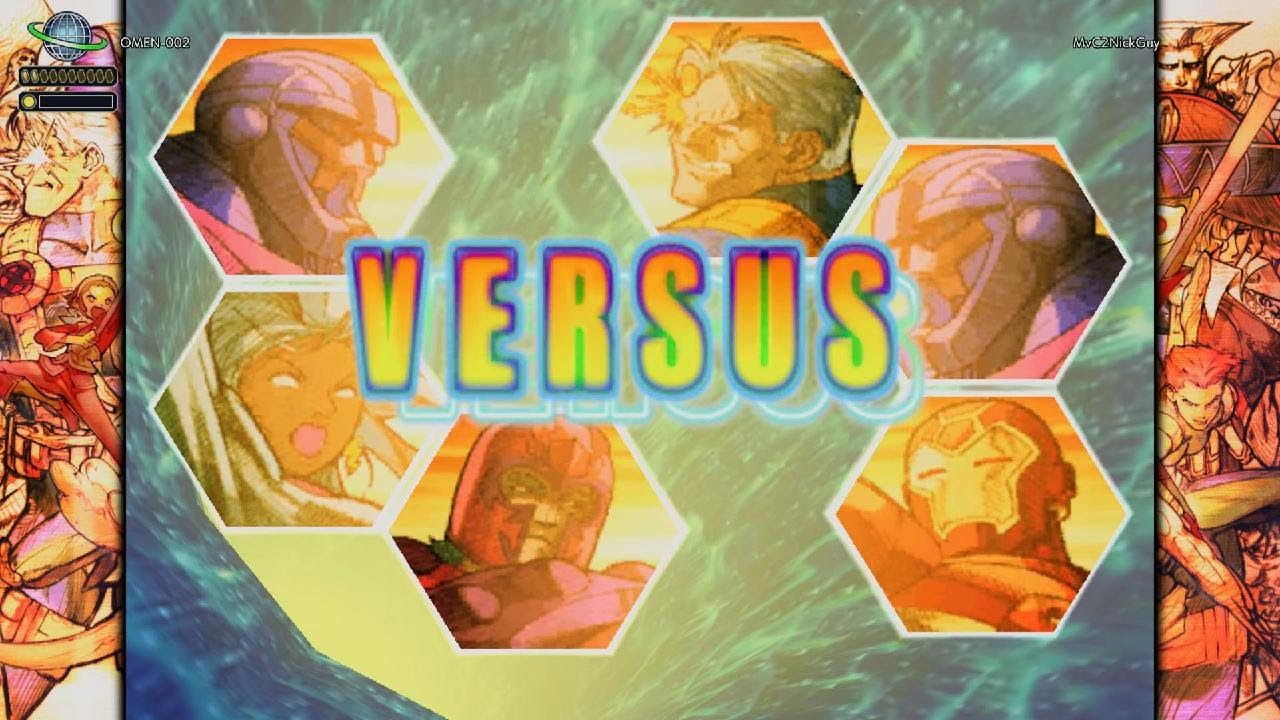 Mvc2 ranked set ØMEN(MSS-A) vs Mvc2NickGuy(Cable/Iron/Sent and Strom/Cable/Sent)