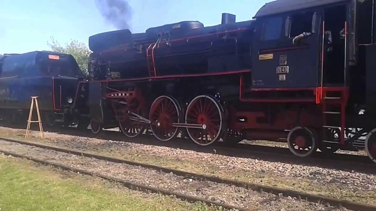 Parowozjada 2013, pokaz mocy 475.101 i Ol49-69