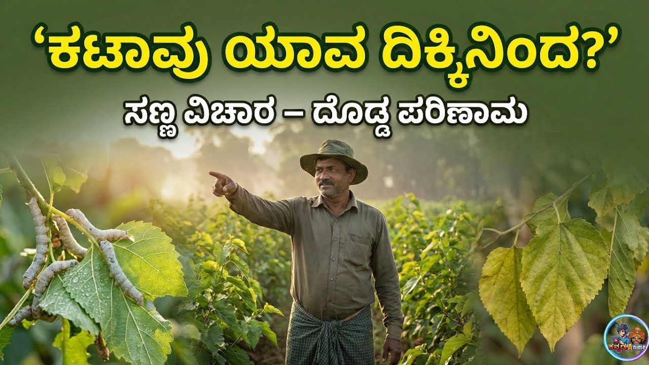 ಹಿಪ್ಪುನೇರಳೆ ಕಟಾವು ಯಾವ ದಿಕ್ಕಿನಿಂದ ಪ್ರಾರಂಭಿಸಬೇಕು? | ಸಣ್ಣ ವಿಚಾರ – ದೊಡ್ಡ ಪರಿಣಾಮ | ರೇಷ್ಮೆ ಕೃಷಿ
