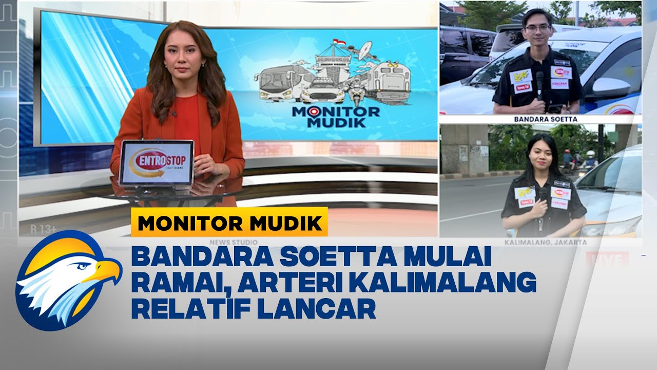 Monitor Mudik - Pantau Arus Mudik Lebaran 2025 Dari Bandara Soetta dan Arteri Kalimalang