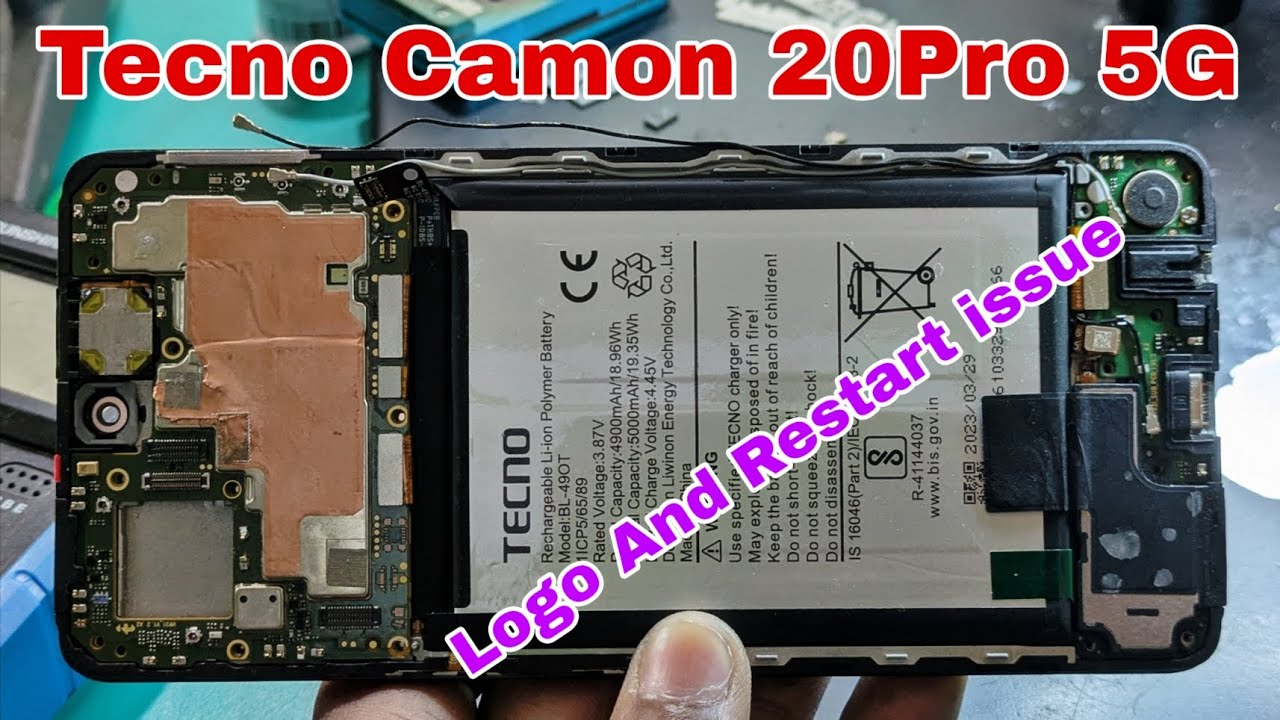 Tecno Camon 20 Pro Logo And Restart Problem Solution 
