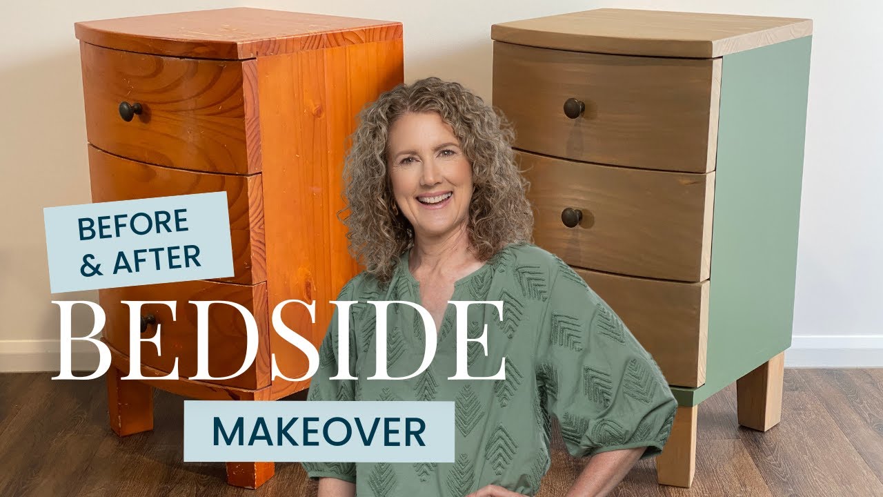 Cotswold Green Bedside Makeover Using Artisan Paints