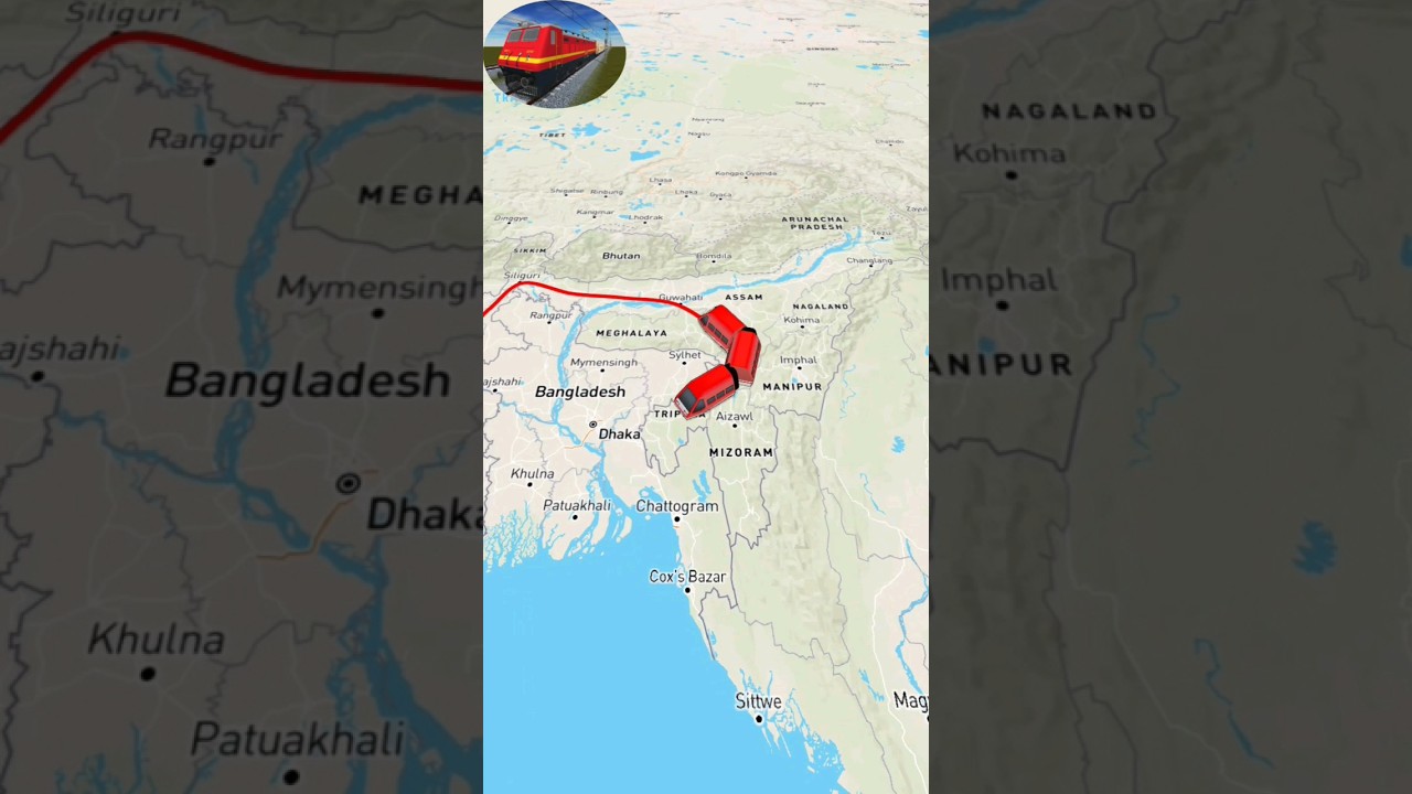 Mumbai Agartala AC superfast express Mumbai to North East #train #trainjourney #trainlover