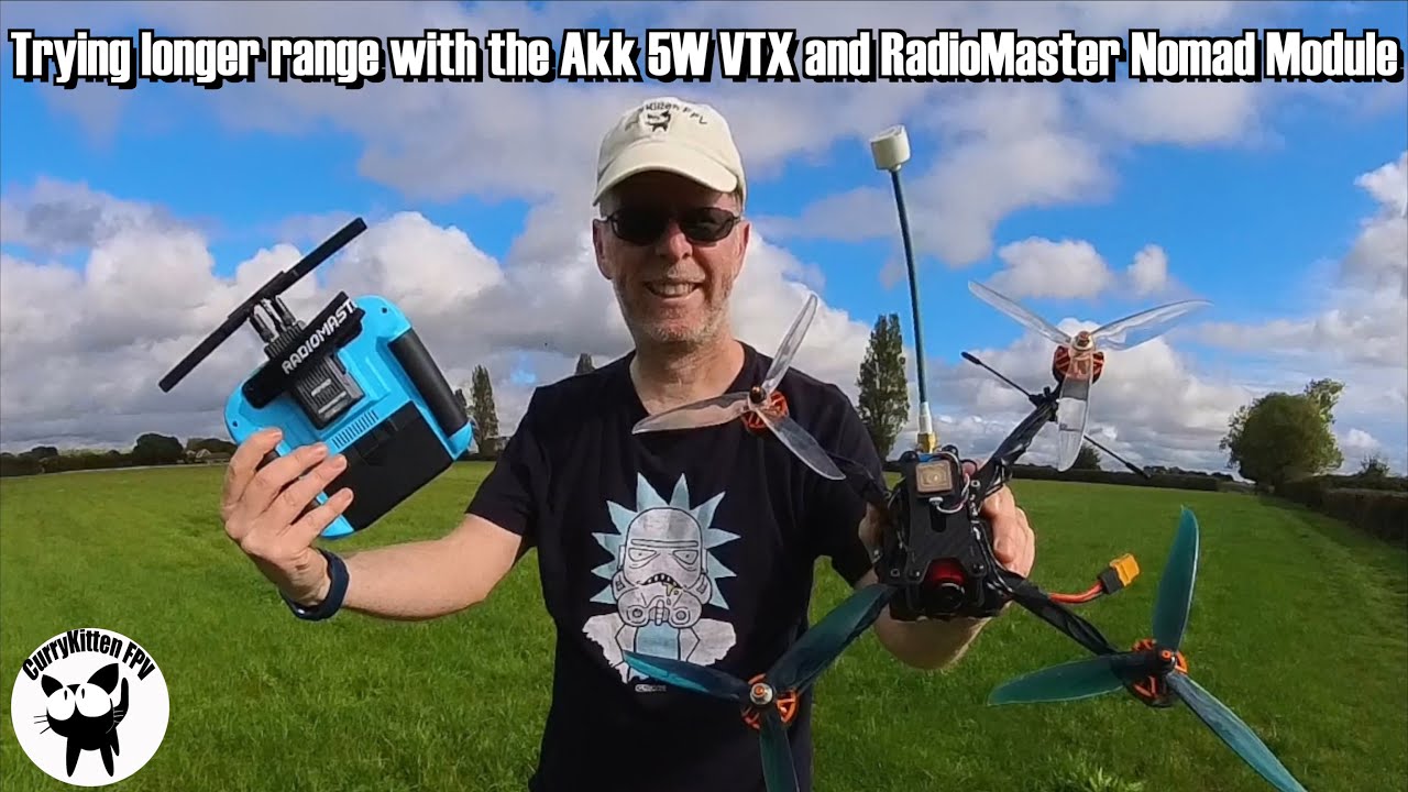 Trying longer range on the AKK 5W VTX and finding more about RSSI dBm and dynamic ELRS power