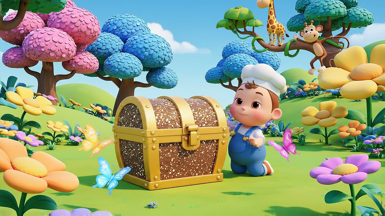 Pastel y la Búsqueda del Tesoro en la Jungla | Canciones de Aventuras para Niños