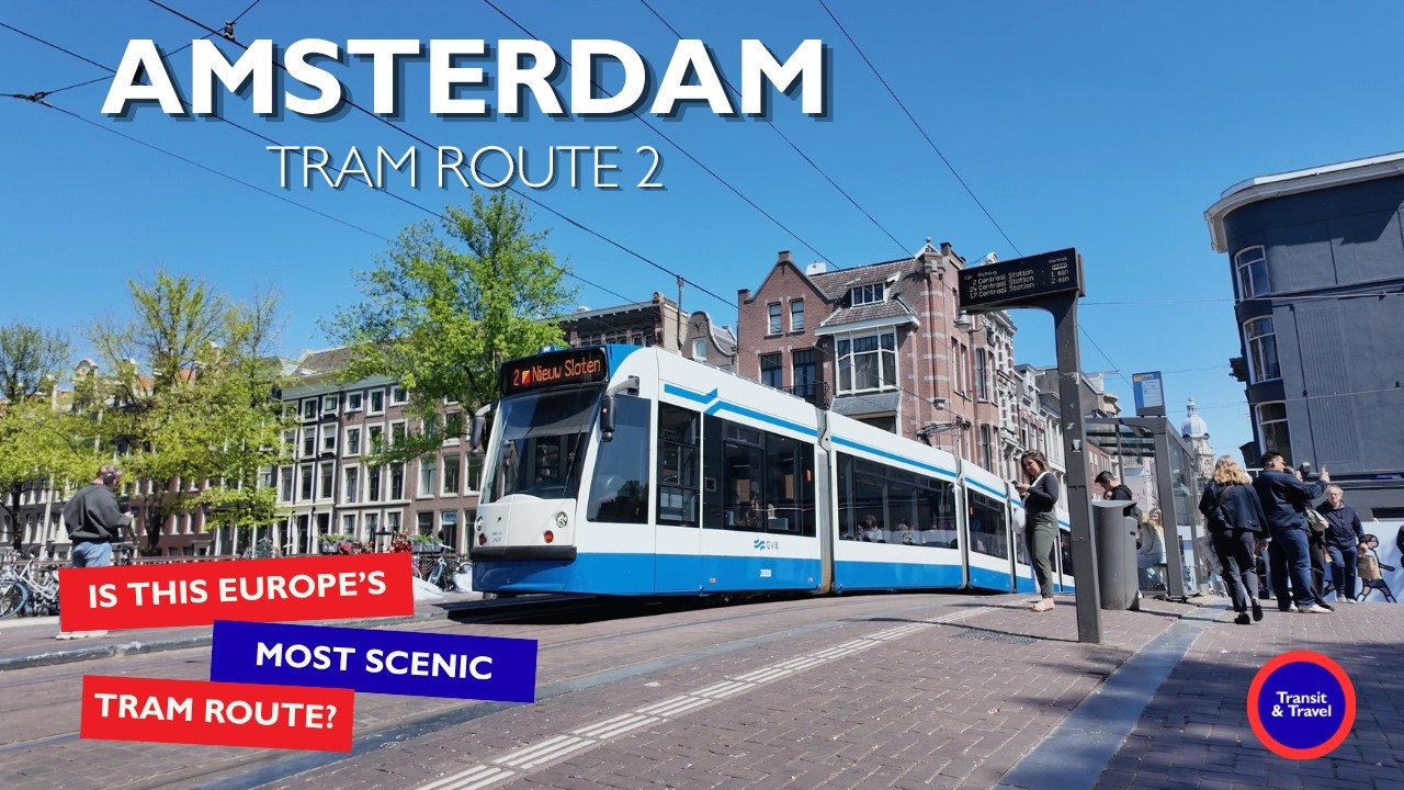 Taking Amsterdam's Famous Tram 2 🇳🇱 | From Central Station to Nieuw Sloten