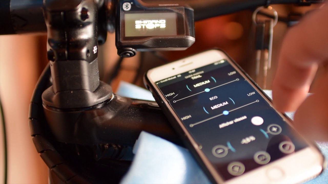 E-pisode 451 : Régler les 9 modes du moteur SHIMANO via son smartphone