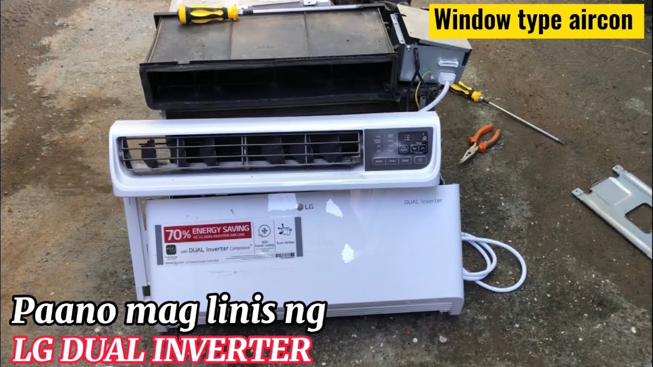 How to clean Lg Dual inverter air-conditioner.
