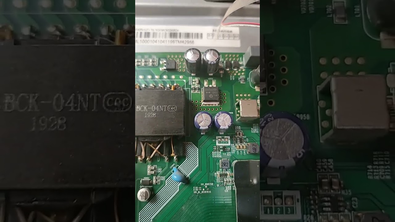 2 parte: Hisense, problema fuente de alimentaci&oacute;n del backlight soluci&oacute;nx cambiar capacitores.