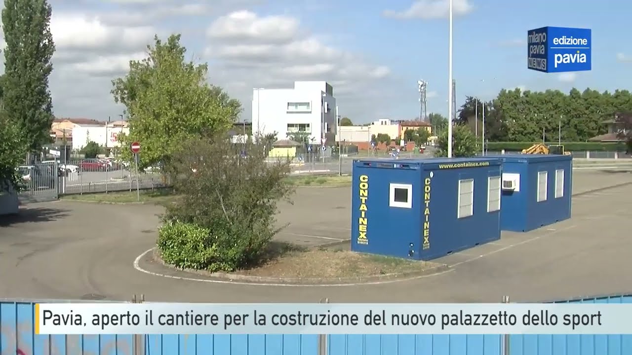 Pavia, aperto il cantiere per la costruzione del nuovo palazzetto dello sport