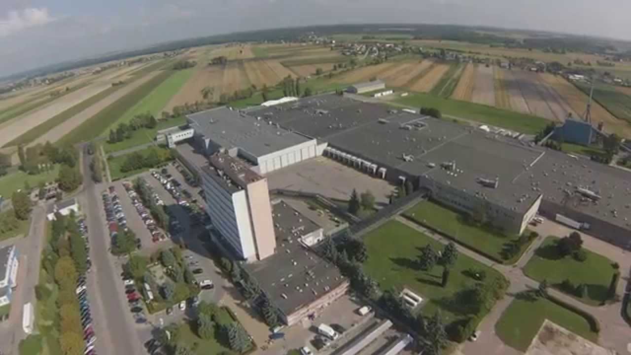 Sokolow Podlaski z lotu ptaka - Zaklady miesne