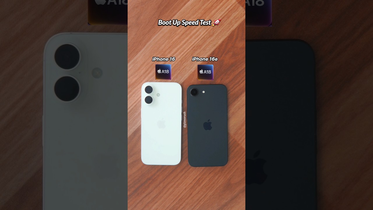 Сравнение тестов скорости iPhone 16 и 16e