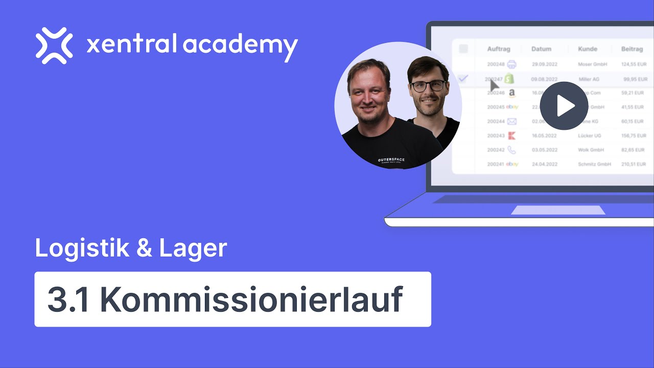 Kommissionierlauf mit Xentral | so einfach geht das Kommissionieren | Tutorial #3.1