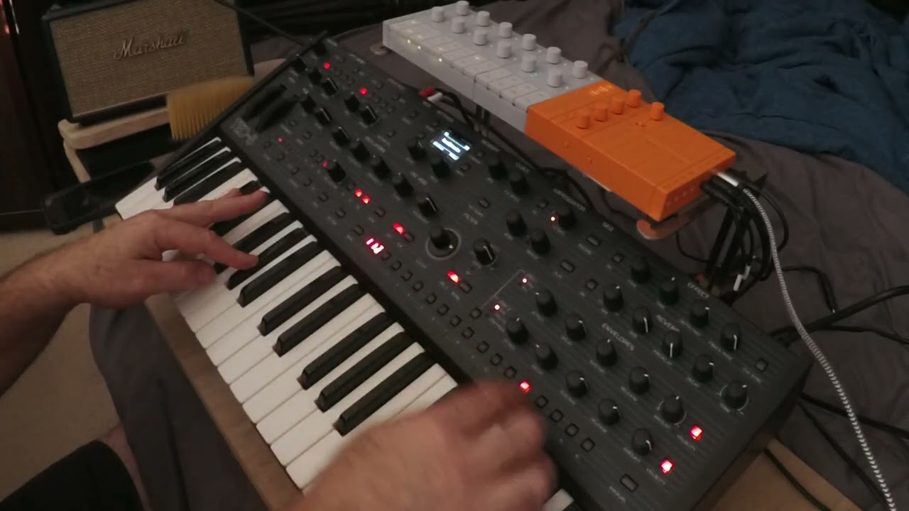 Oberheim TEO-5 with SeqTrak 2