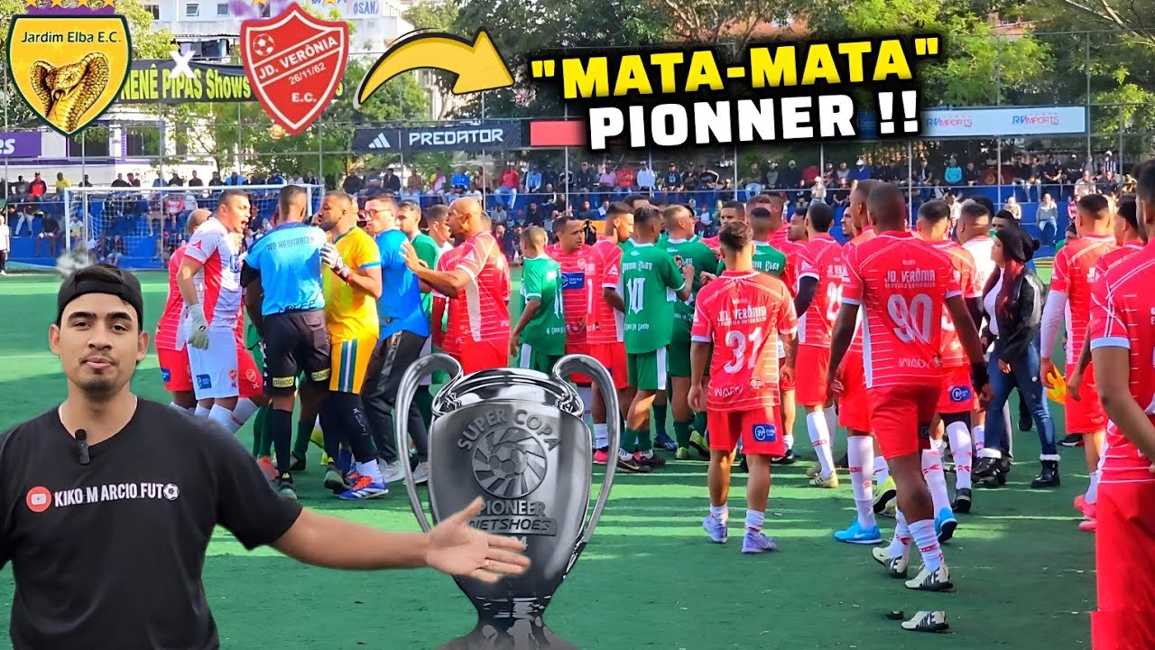 FOI ELETRIZANTE A SUPER COPA PIONEER/ JARDIM VERONIA VS JARDIM ELBA - a elimina&ccedil;&atilde;o