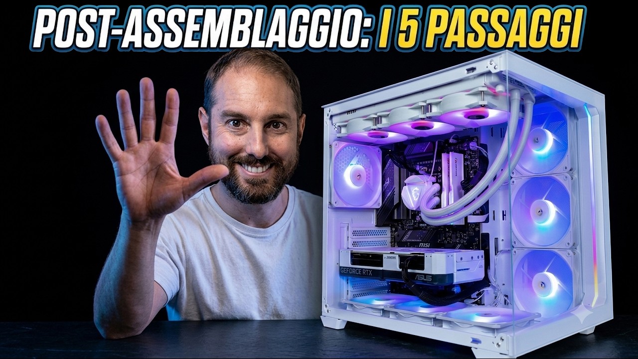 dopo il PC ASSEMBLATO cosa fare? GUIDA Completa 2026 TRUCCHI per OTTIMIZZARLO
