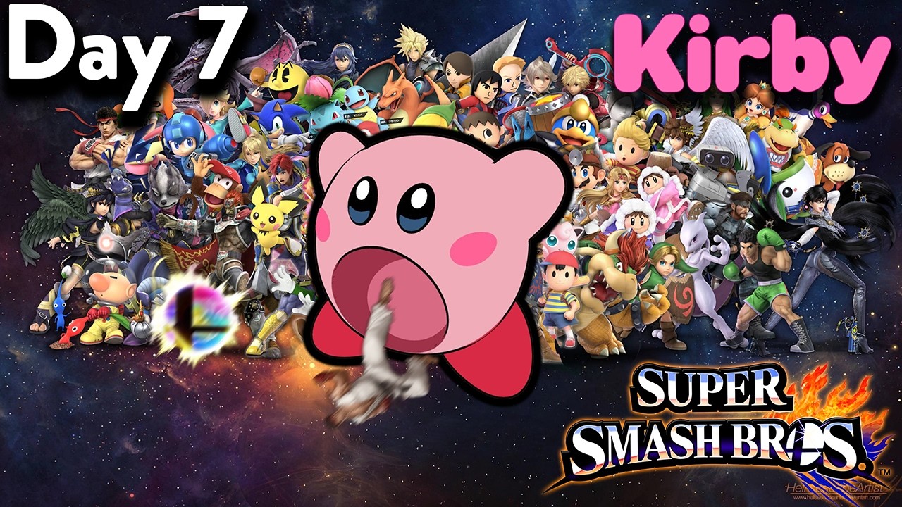 Day 7 Of WINNING a Smash Tourney With EVERY CHARACTER! (Kirby)- Super Smash Bros. Ultimate