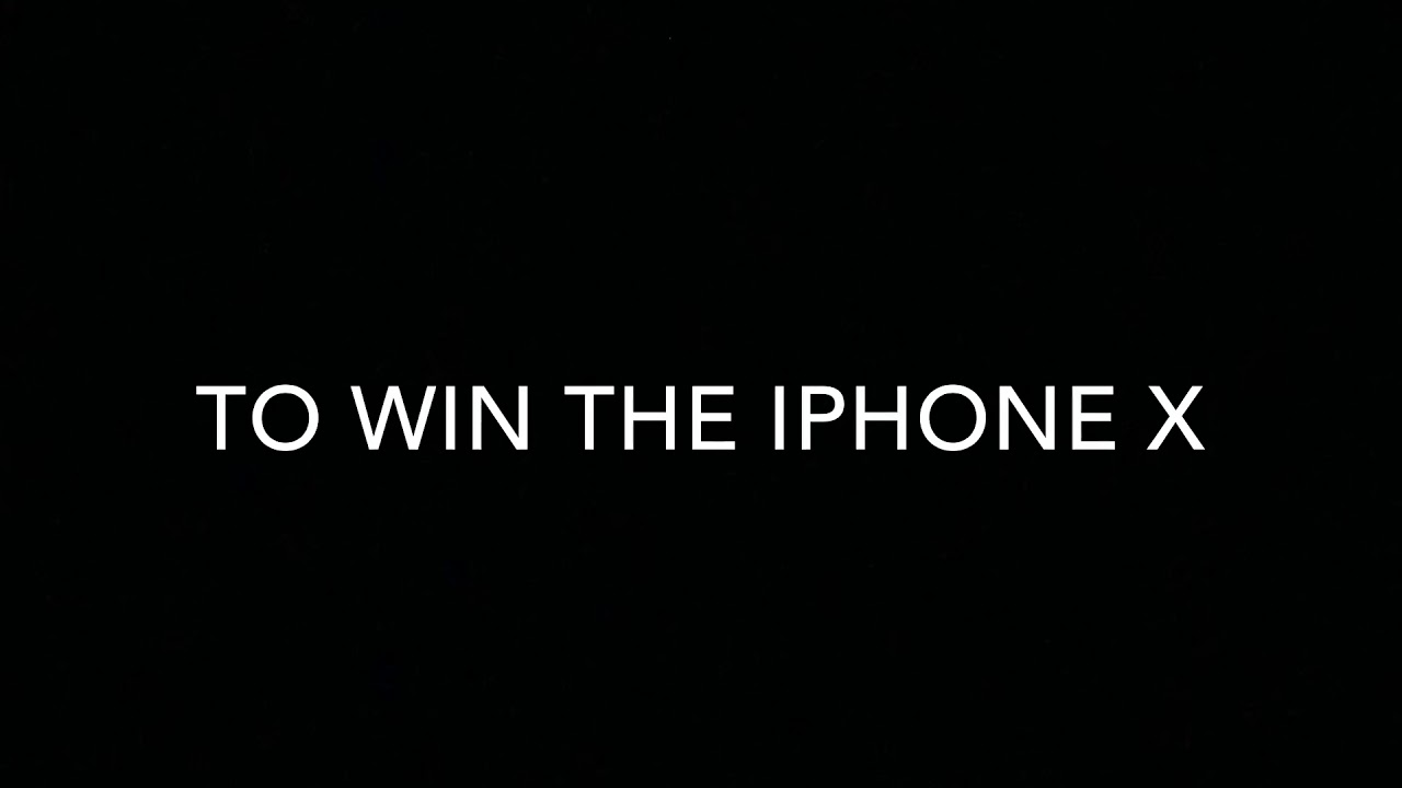 Free iPhone X giveaway