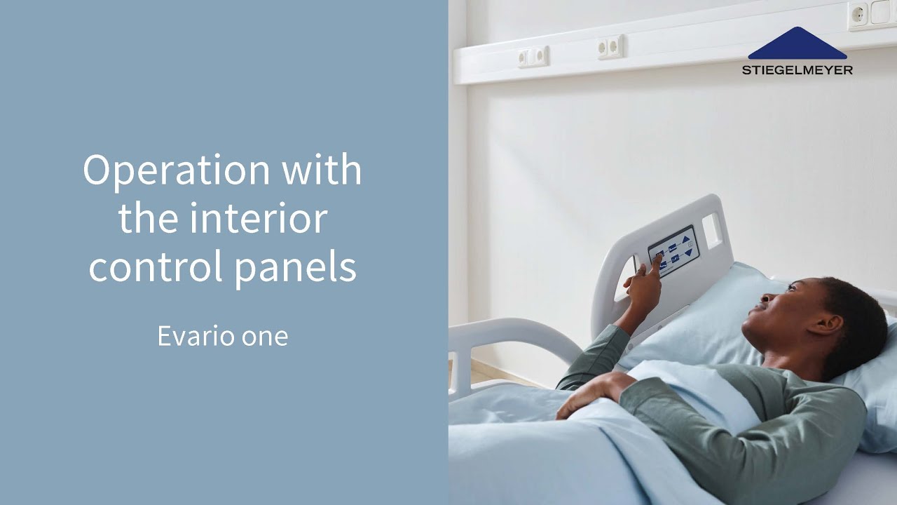 Hospital bed | Evario one | Instrucional video | Interior control panel | Stiegelmeyer