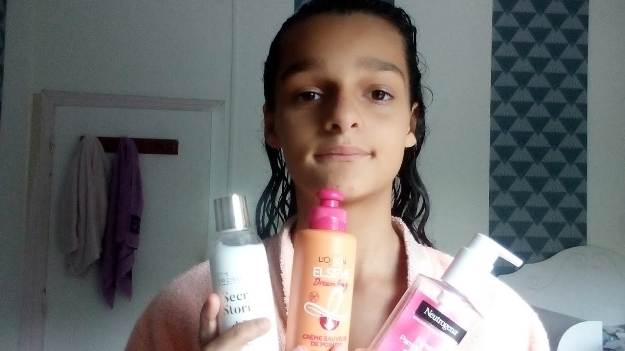 mes produits de ma night routine après la douche