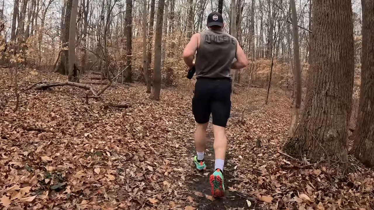 11-mile trail run at the US National Whitewater Center