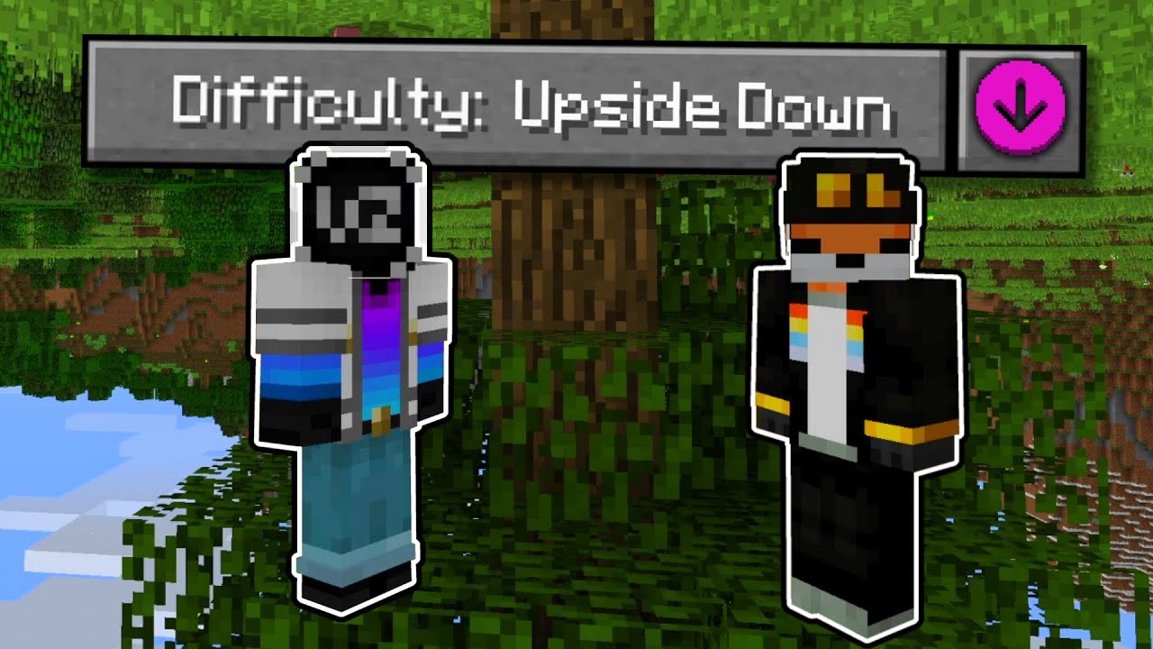 Minecraft, но он ПЕРЕВЕРНУТ С НОГАМИ! при участии Fundy