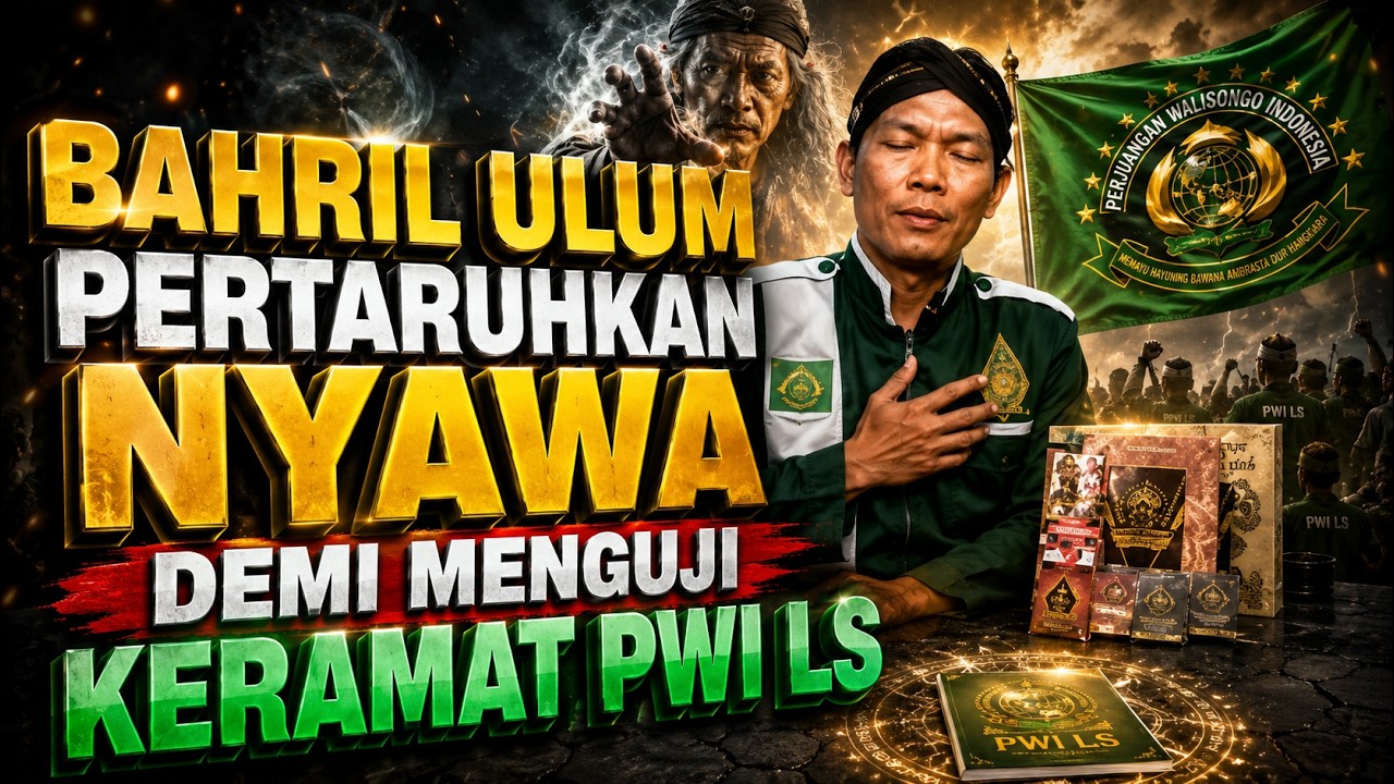 BAHRIL ULUM PERTARUHKAN NYAWA DEMI MENGUJI KERAMAT PWI LS