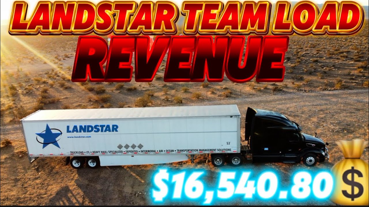 LANDSTAR TEAM OWNER OPERATOR REVENUE. One week of hard work.