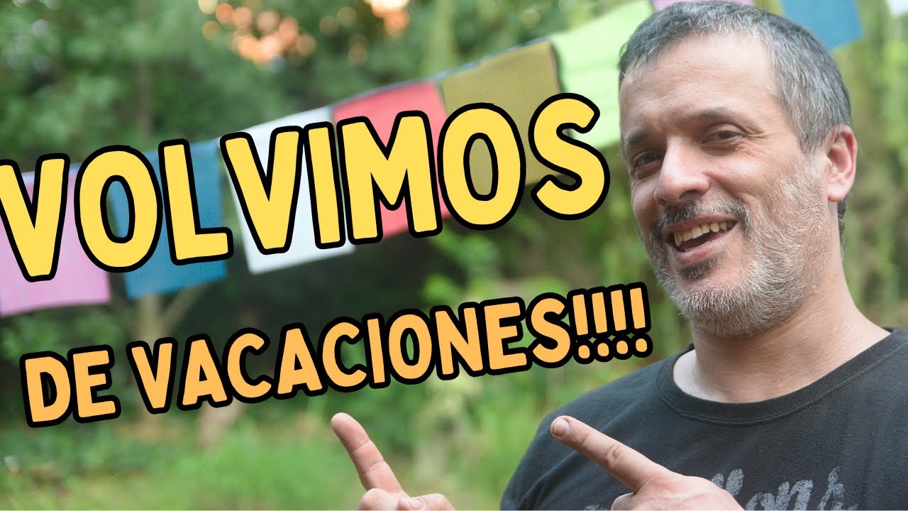 VOLVIMOS DE VACACIONES Y ENCONTRAMOS ESTO EN EL HUERTO