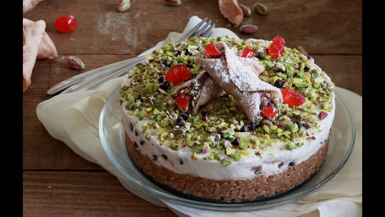 Torta cannolo senza glutine e senza mix commerciali