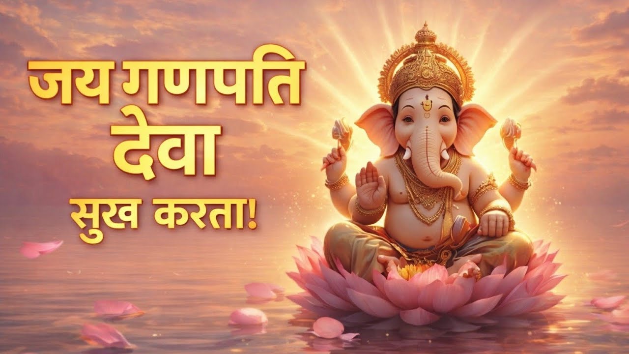 जय गणपति देवा 🙏 | सुख करता  | Ganesh Ji Bhajan | Ganpati Bappa Song