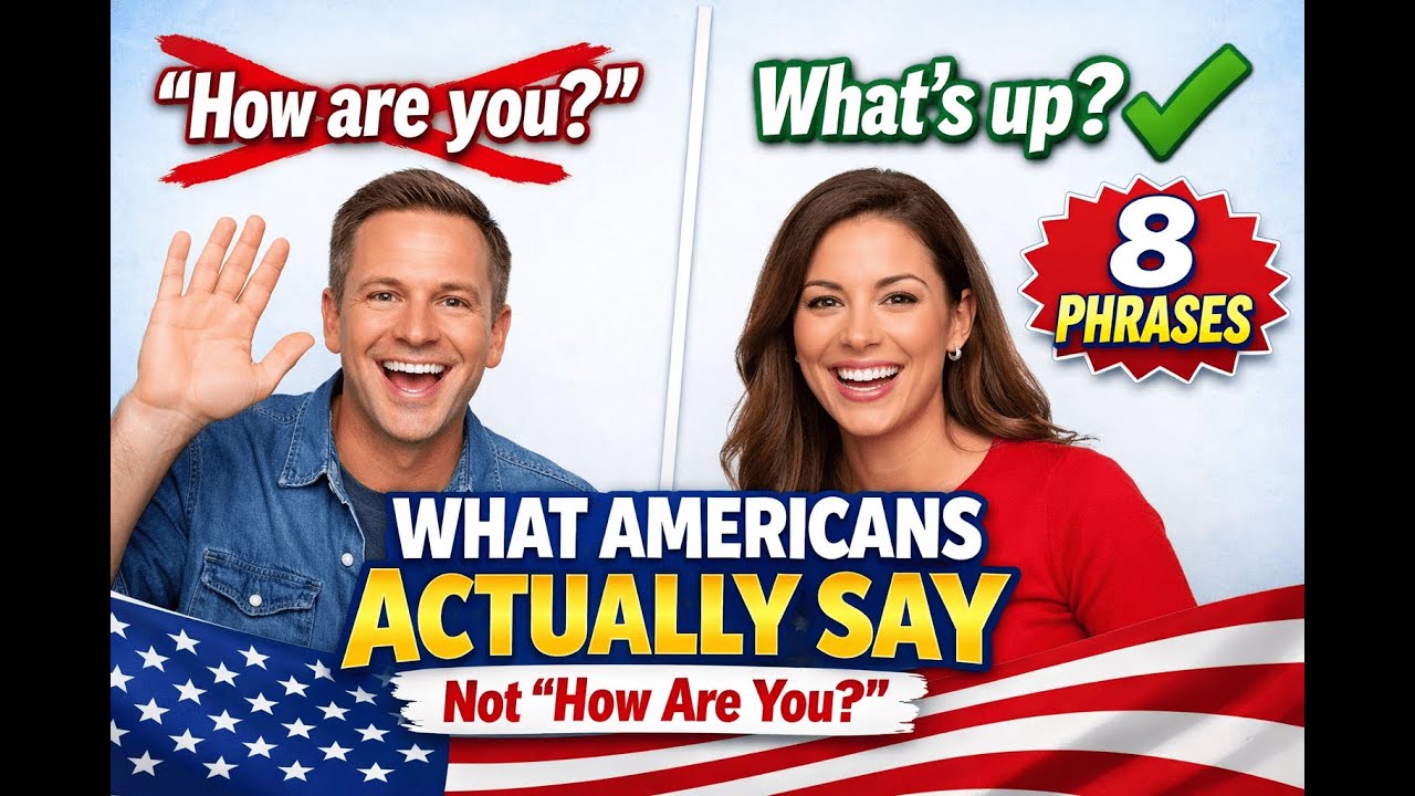 What Americans ACTUALLY Say Instead of 'How Are You?' (Not What You Learned!)