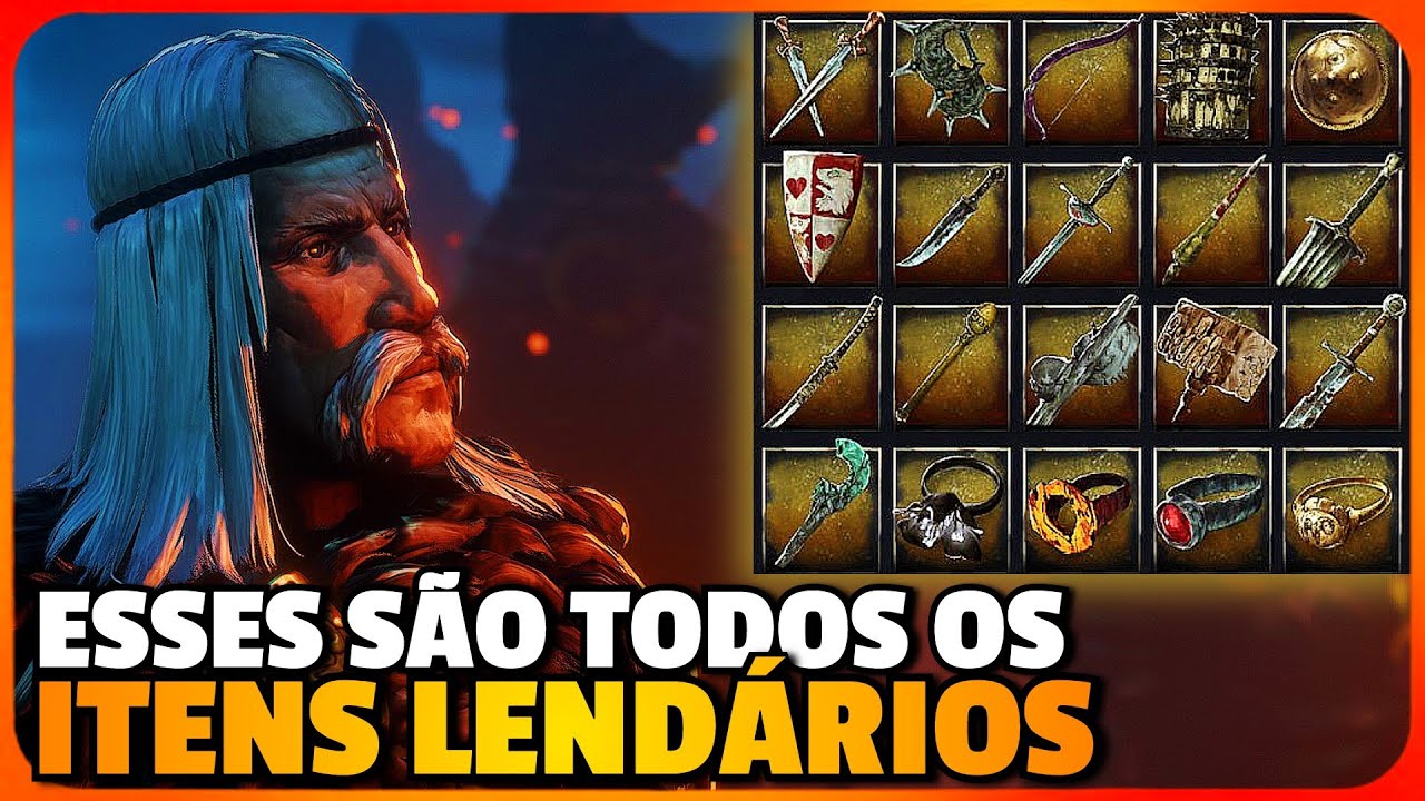 Todos os itens LEND&Aacute;RIOS do JOGO - No Rest for the Wicked