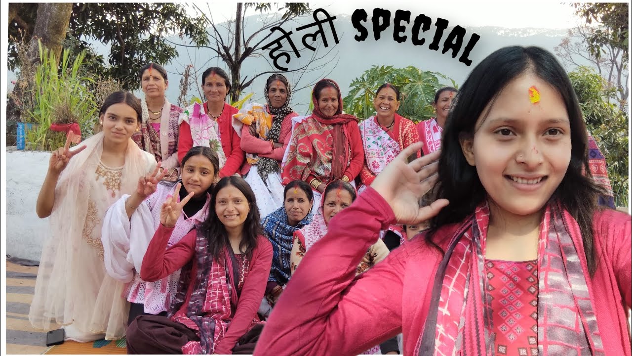 आप सभी को होली की हार्दिक शुभकामनाएं 🙏🥰! #holifestival #holi2026 #festivalvibes #vlog #kumauniholi 