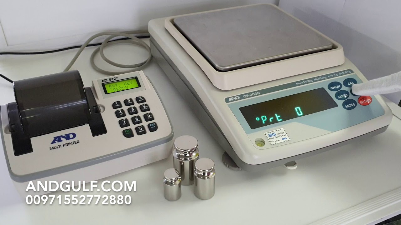 AND  AD-8127 Printer setup
