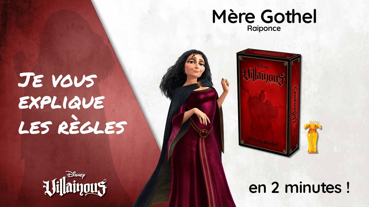 Je vous explique les règles de la MÈRE GOTHEL - VILLAINOUS en moins de 2 minutes!