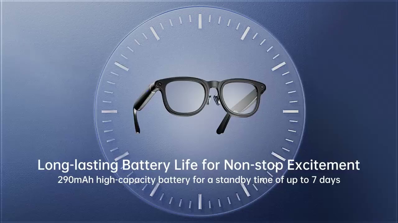SmartGlasses 8MP Sony Camera + 4K Video Recording + Six Axis Gyroscope Anti Shake+ Polarized Lenses