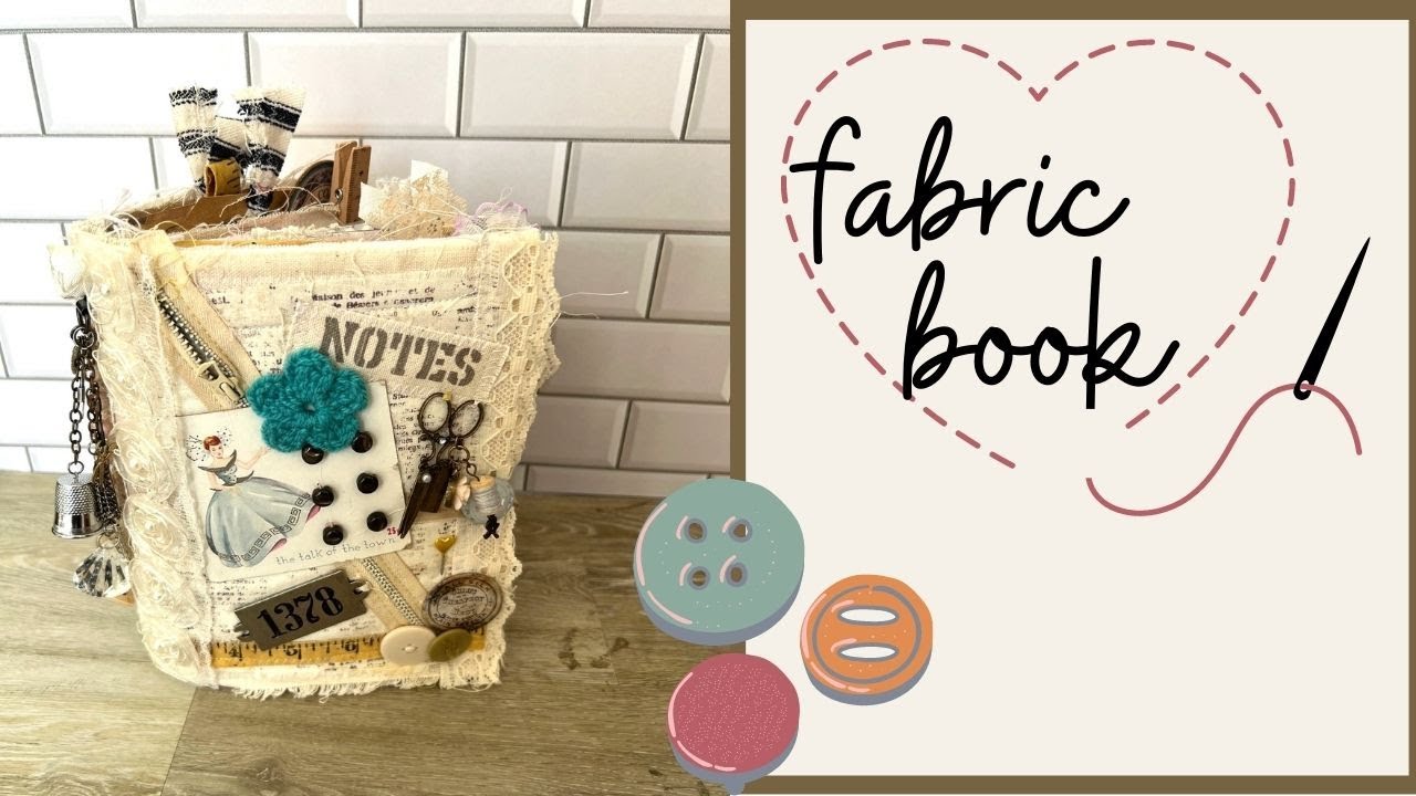 STUNNING Sewing-Themed Fabric Book!