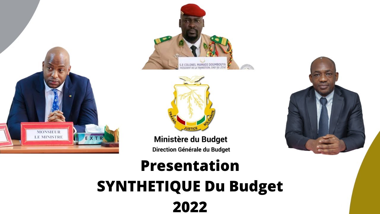 Comprendre le Budget 2022 de la République de Guinée