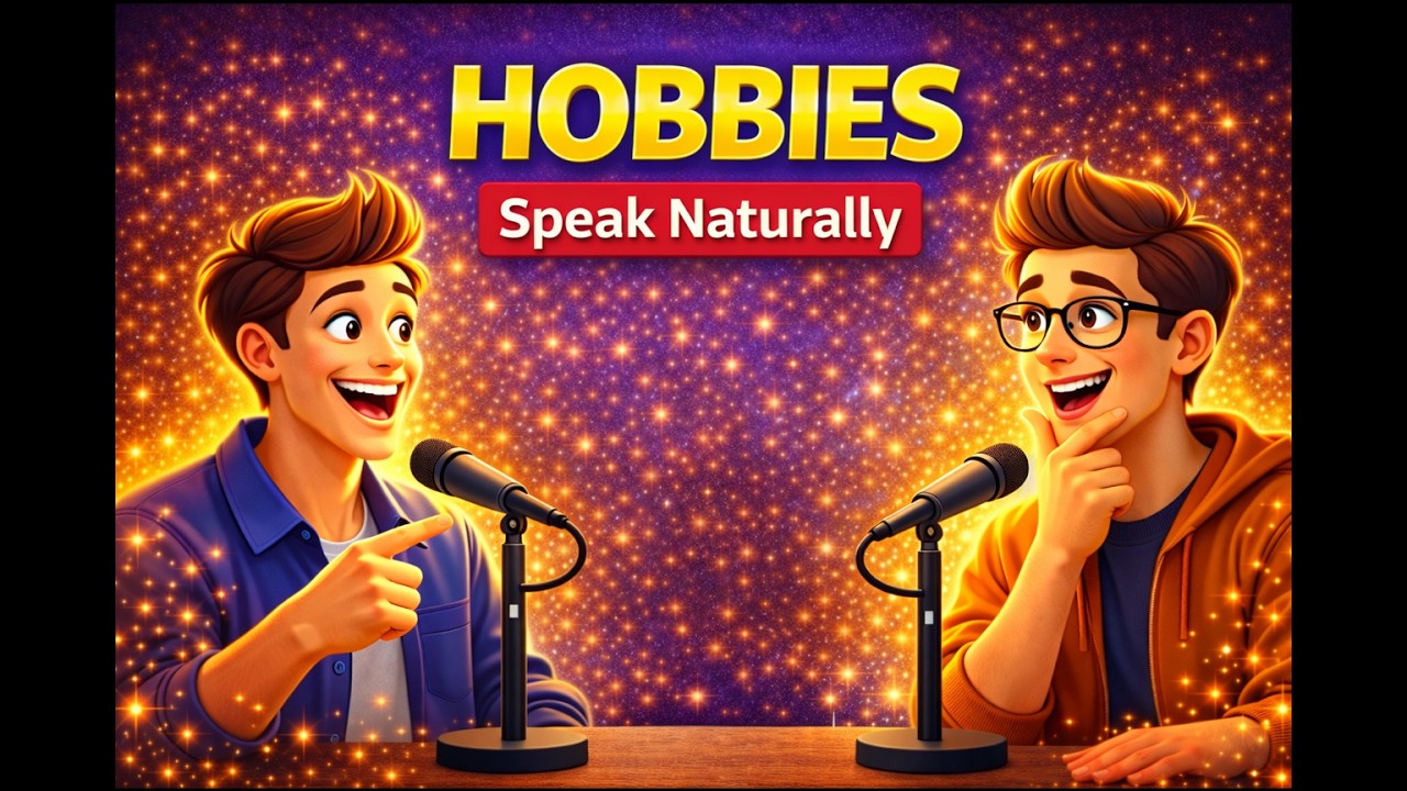 Easy English Conversation Practice - Talking About Hobbies & Free Time | The English Learner Show