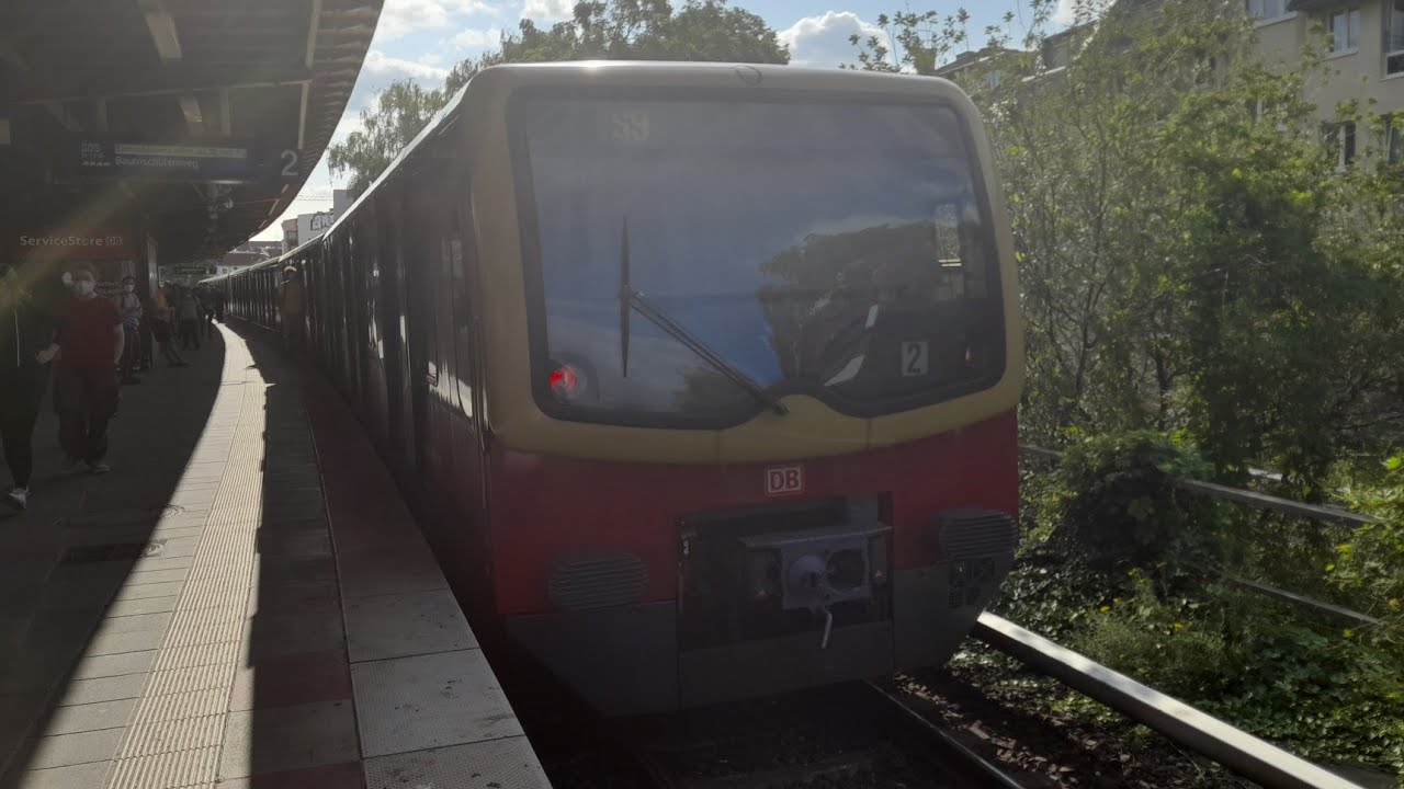 S-Bahn Berlin Mitfahrt von Flughafen BER T1-2 bis Pankow in der BR 482 auf der S9