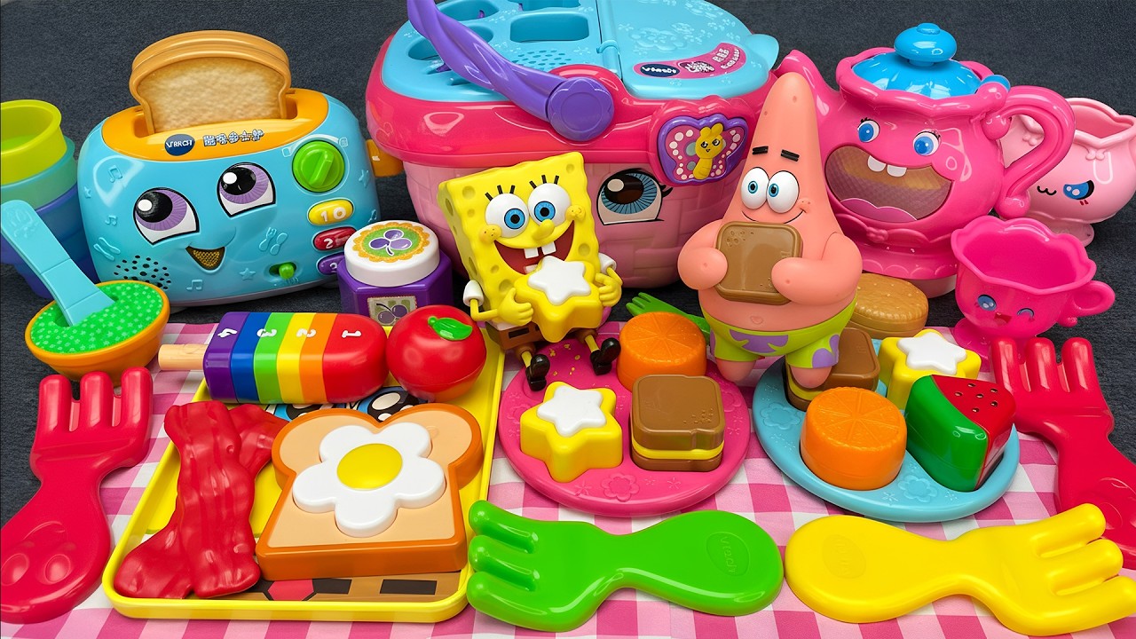 [Toy asmr] Ultimate Unboxing Picnic Spongebob PlaySet 🧽 피크닉 스폰지밥 플레이셋 언박싱 ASMR