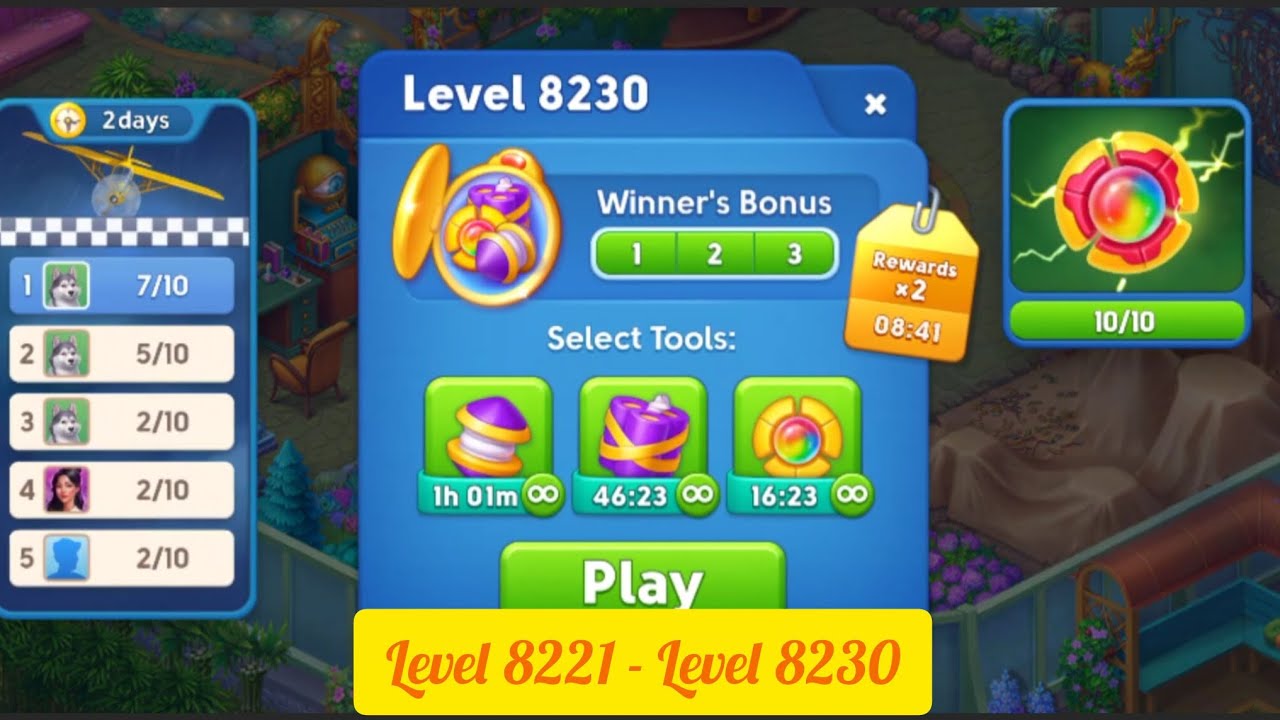 Mystery Matters : ( Level 8221 - Level 8230 )