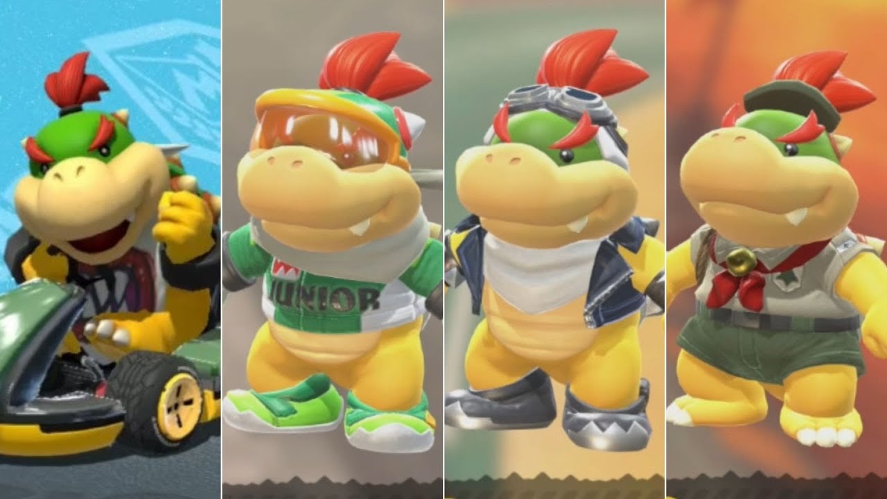 Mario Kart Switch Series // All Bowser Jr. Characters